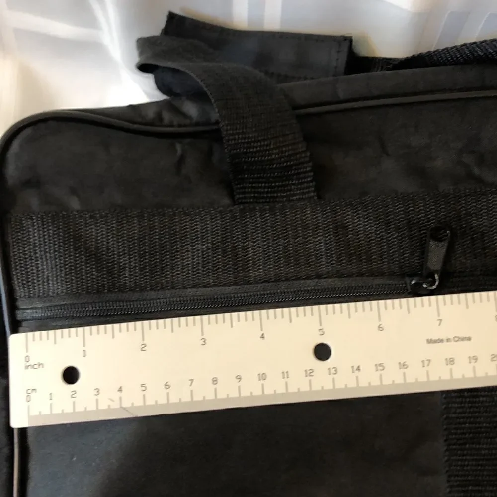 TRAVEL BAG EXPANDABLE NYLON adjustable shoulder strap Kwang Myung Tour USED